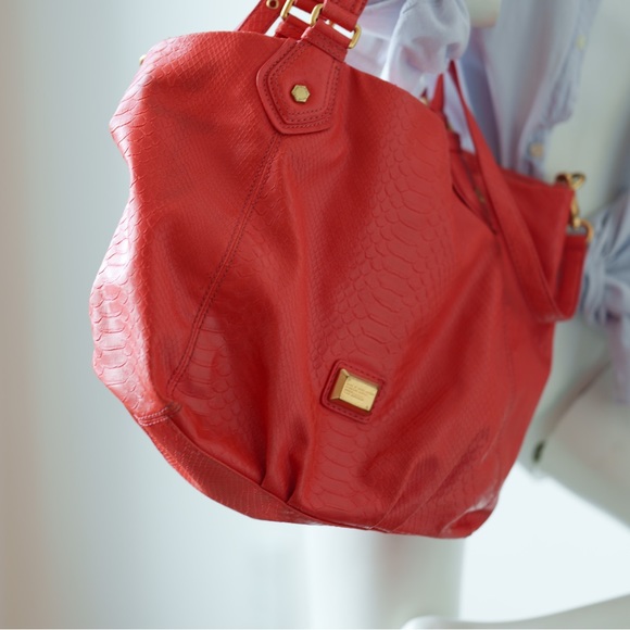 Marc by Marc Jacobs Sneaky Snake Franny Tote Orange - Picture 7 of 13